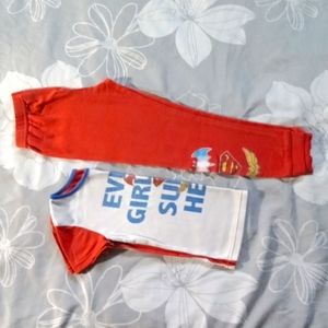 DC Super hero Girls pajama set